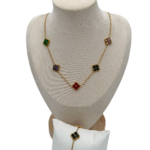 3-Piece Jewelry Set: Necklace, Bracelet & Earrings